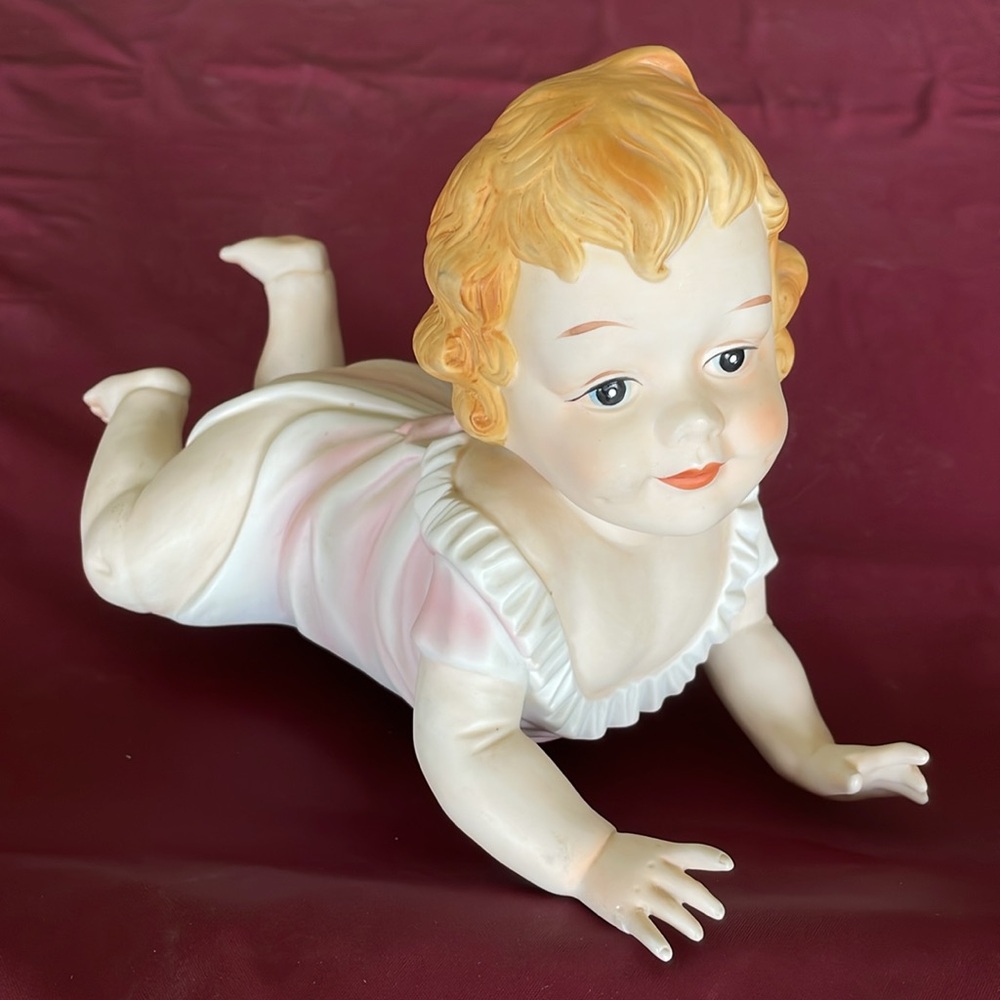 VTG Bisque Piano Baby Girl
